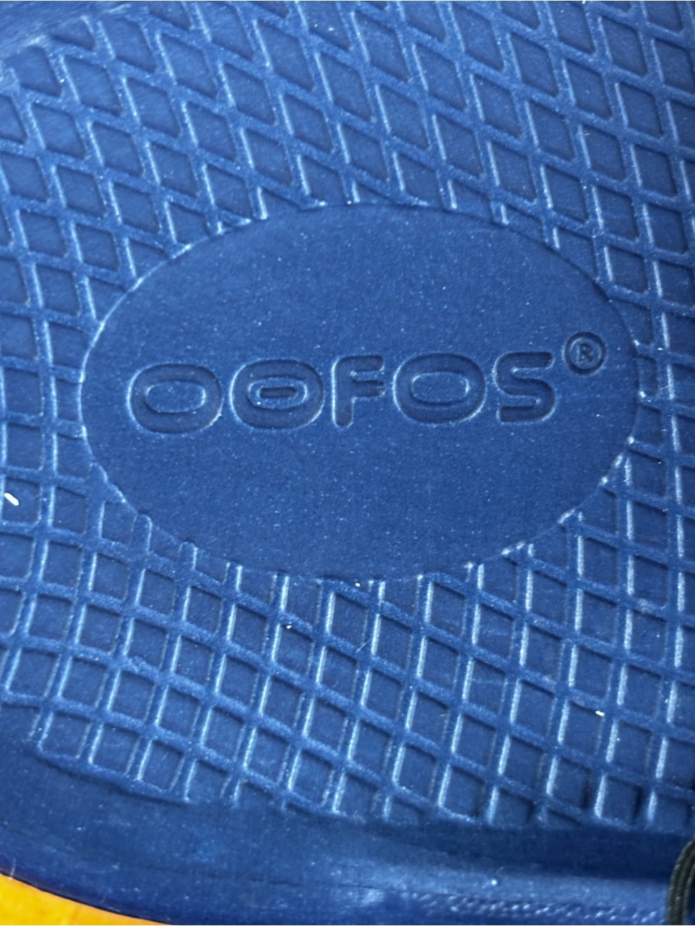 OOFOS Ooahh Navy Blue Slide Sandals Comfort Slip On Women’s 8, Men’s 6 - Picture 4 of 10